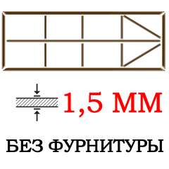 Каркас откатных ворот для самостоятельной сварки 1,5 мм Каркас откатных ворот для самостоятельной сварки 1,5 мм